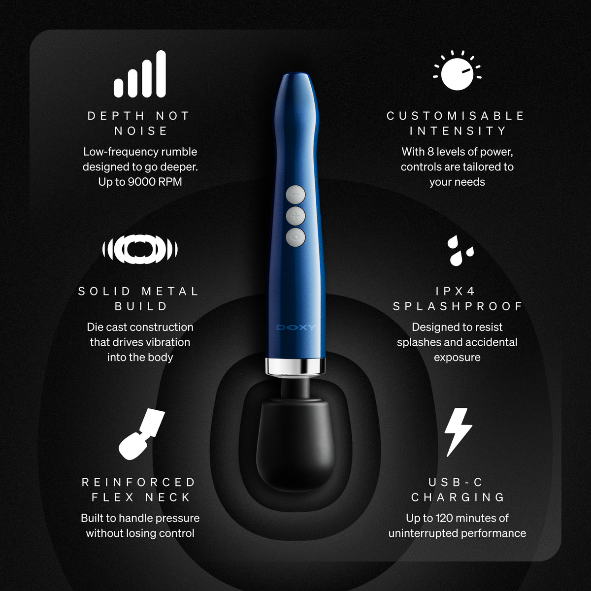 Doxy 2.0 - Die Cast Compact Cordless - Medium-Size Metal