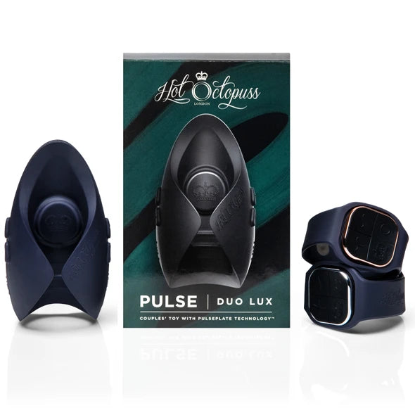 PULSE DUO LUX – Jouet de luxe pour couples avec doubles télécommandes, masturbateur vibrant & stimulateur de vulve