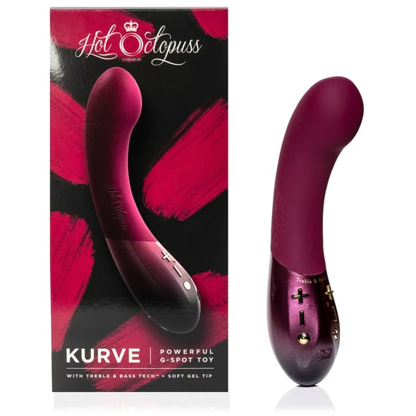 KURVE – G-Spot Vibrator met Dubbele Motoren & Zachte Gel Tip voor Intense Genot