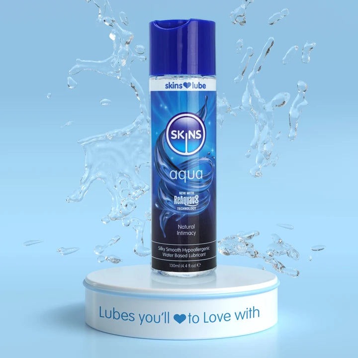 Lubricante a base de agua Skins Aqua 130 ml