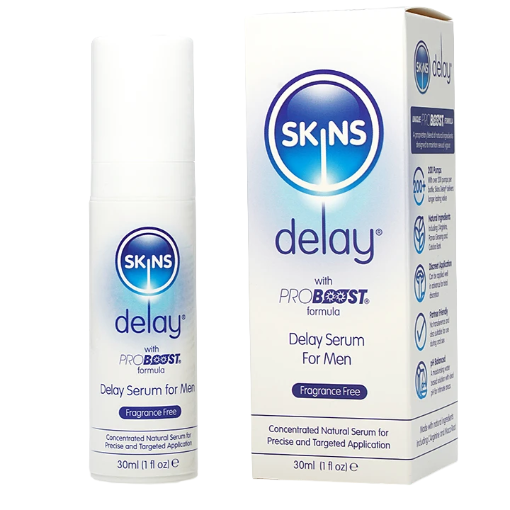 Suero retardante natural Skins 30 ml (sin fragancia)