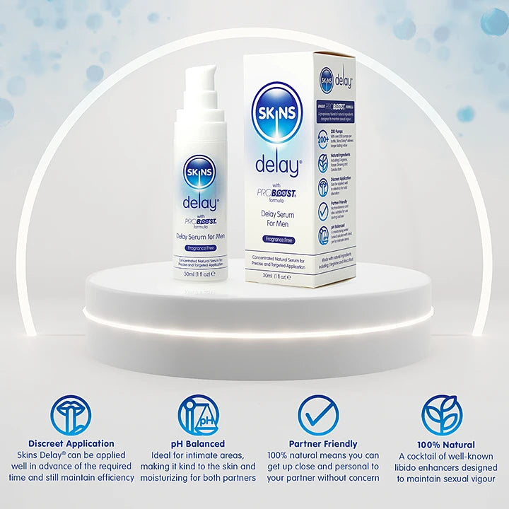 Suero retardante natural Skins 30 ml (sin fragancia)