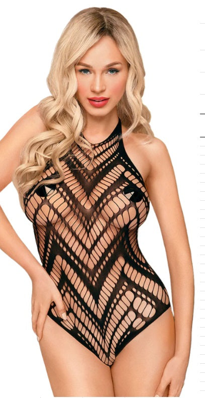 Penthouse Go Hotter Body en résille - Du Small (36) au Large (44)