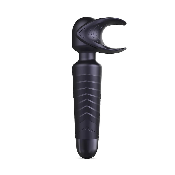 MAN WAND Evo 2-in-1 Wand & Frenulum Stimulator - Crescendo Black Plum