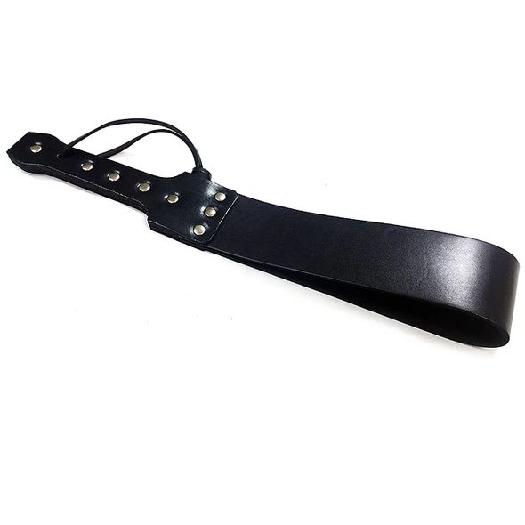 Leather Folded Paddle Black