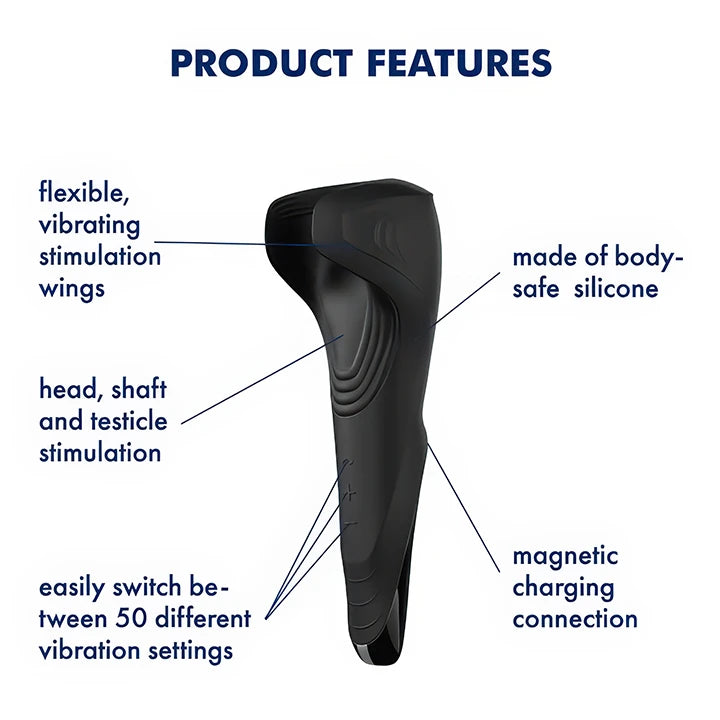Satisfyer Men Wand With Flexible Wings