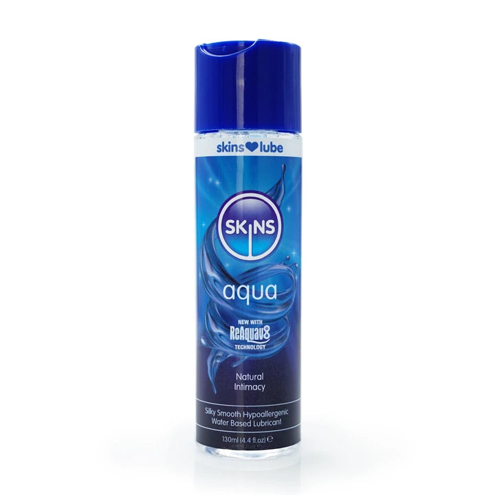 Skins Aqua Water Based Lubricant 4.4 fl oz (130ml)