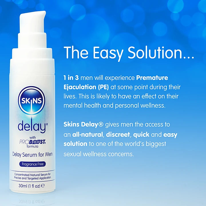 Skins Natural Delay Serum 30ml (Fragrance Free)