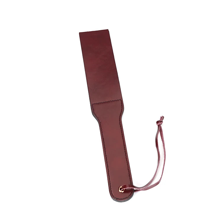 Wine Red - Leather Split Tawse Paddle
